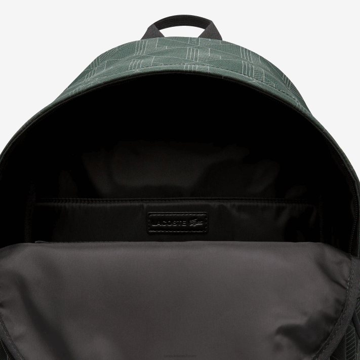 Lacoste mochila com estampa monograma refletiva homens monograma sinopla l22 88BL2072 - Image 6