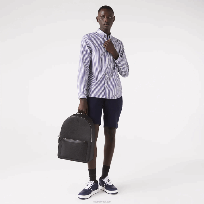 lacoste_mochila_de_couro_chantaco_com_costura_fosca_homens_preto_000_88bl2022.png Lacoste mochila de couro chantaco com costura fosca homens preto 000 88BL2022 - Image 1