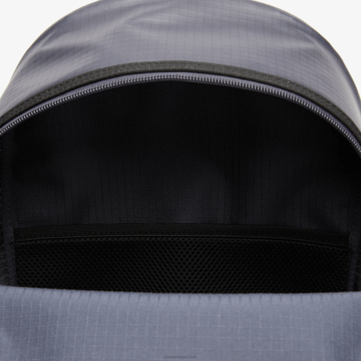Lacoste mochila de marca de contraste homens azul nuit noir m20 88BL1978 - Image 4