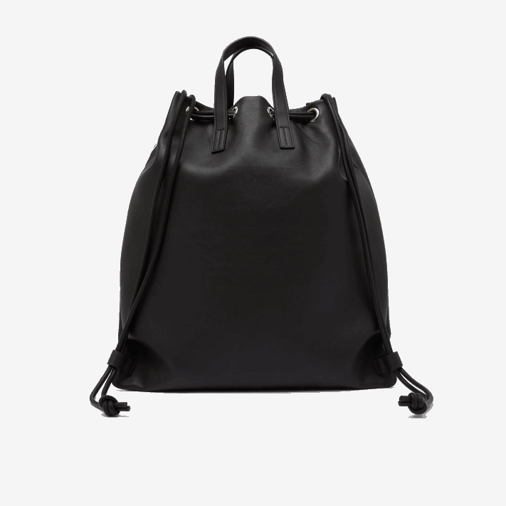 Lacoste mochila plana coordenada geográfica contrastante mulheres preto branco 279 88BL2105 - Image 4