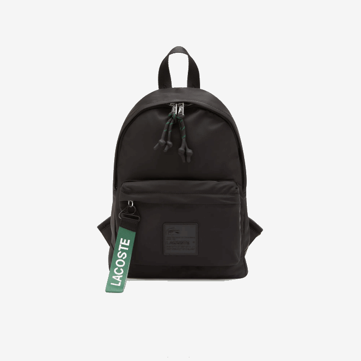 Lacoste mochila puller com patch de assinatura mulheres preto 000 88BL2863 - Image 1