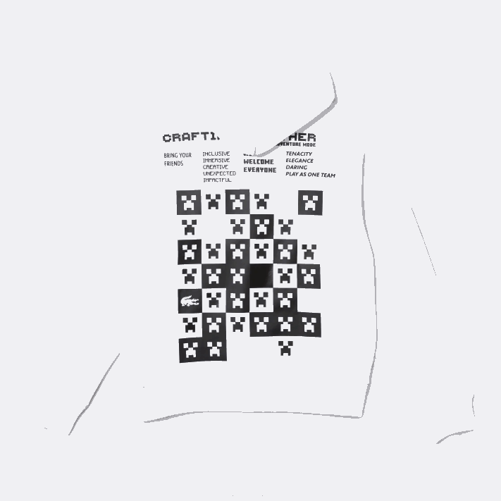 Lacoste moletom com capuz de lã de ajuste solto ao vivo x minecraft homens branco 001 88BL1165 - Image 6