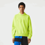 Lacoste moletom com capuz solto homens amarelo 90v 88BL1054