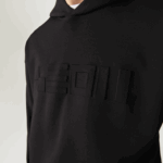 Lacoste moletom com capuz solto homens preto 031 88BL1053 - Image 2