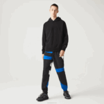 Lacoste moletom com capuz solto homens preto 031 88BL1053