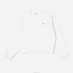 Lacoste moletom com logo nas costas mulheres branco 001 88BL2390 - Image 4