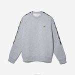 Lacoste moletom de algodão homens chine cinza cca 88BL1246