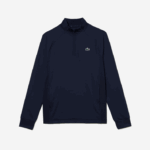 Lacoste moletom de golfe com gola redonda embutida homens azul marinho 423 88BL313 - Image 4