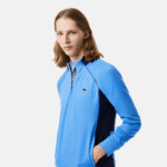 Lacoste moletom de golfe com gola redonda embutida homens azul marinho yd2 88BL314 - Image 2