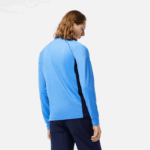 Lacoste moletom de golfe com gola redonda embutida homens azul marinho yd2 88BL314 - Image 3