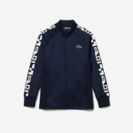 Lacoste moletom de tênis com zíper estampado esportivo homens azul marinho 166 88BL1051 - Image 5