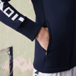 Lacoste moletom de tênis com zíper estampado esportivo homens azul marinho 166 88BL1051 - Image 6