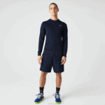 Lacoste moletom de tênis estampado esporte homens azul marinho 166 88BL1055 - Image 2