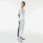 Lacoste moletom de tênis estampado esporte homens branco 001 88BL1056 - Image 2