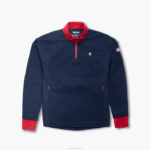 Lacoste moletom esporte homens azul marinho vermelho aj2 88BL370