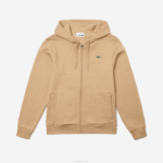Lacoste moletom esportivo leve bimatéria homens bege gp2 88BL981 - Image 4