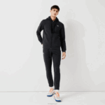 Lacoste moletom esportivo leve bimatéria homens cinza h88 88BL1126 - Image 6