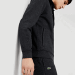 Lacoste moletom esportivo leve bimatéria homens cinza h88 88BL1126 - Image 7