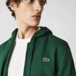 Lacoste moletom esportivo leve bimatéria homens verde s30 88BL1163 - Image 2