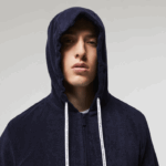 Lacoste moletom felpudo com zíper homens azul marinho 166 88BL1276 - Image 4