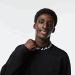 Lacoste moletom gola logo homens preto 031 88BL358 - Image 2