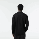 Lacoste moletom gola logo homens preto 031 88BL358 - Image 3