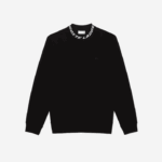 Lacoste moletom gola logo homens preto 031 88BL358 - Image 4