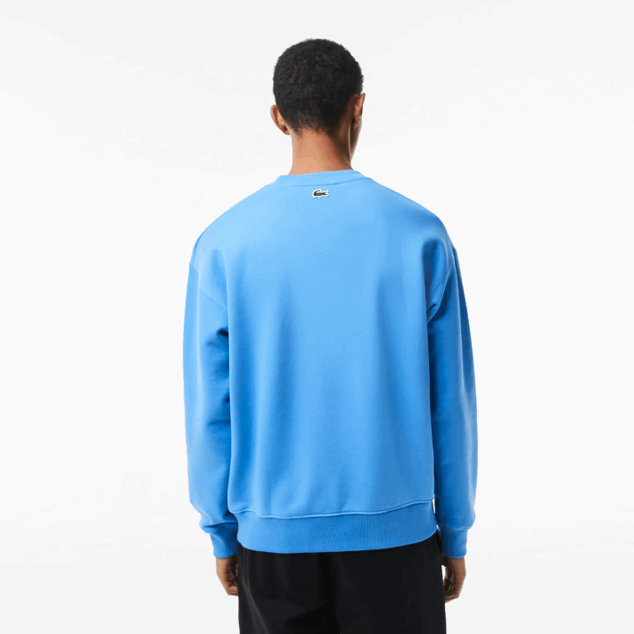 Lacoste moletom gola redonda com estampa croc homens azul l99 88BL363 - Image 3