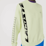 Lacoste moletom piquê solto homens amarelo 6gd 88BL1000 - Image 2