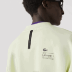 Lacoste moletom piquê solto homens amarelo 6gd 88BL1000 - Image 6
