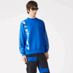 Lacoste moletom piquê solto homens azul k1q 88BL1001