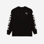 Lacoste moletom piquê solto homens preto 031 88BL999 - Image 5