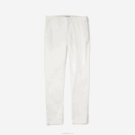 Lacoste novas calças clássicas de algodão elástico de ajuste fino homens branco 70v 88BL1550 - Image 5