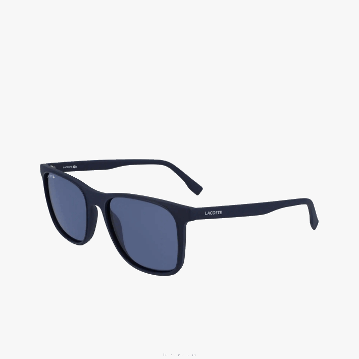 Lacoste óculos de sol de forma quadrada homens azul 424 88BL2328 - Image 2