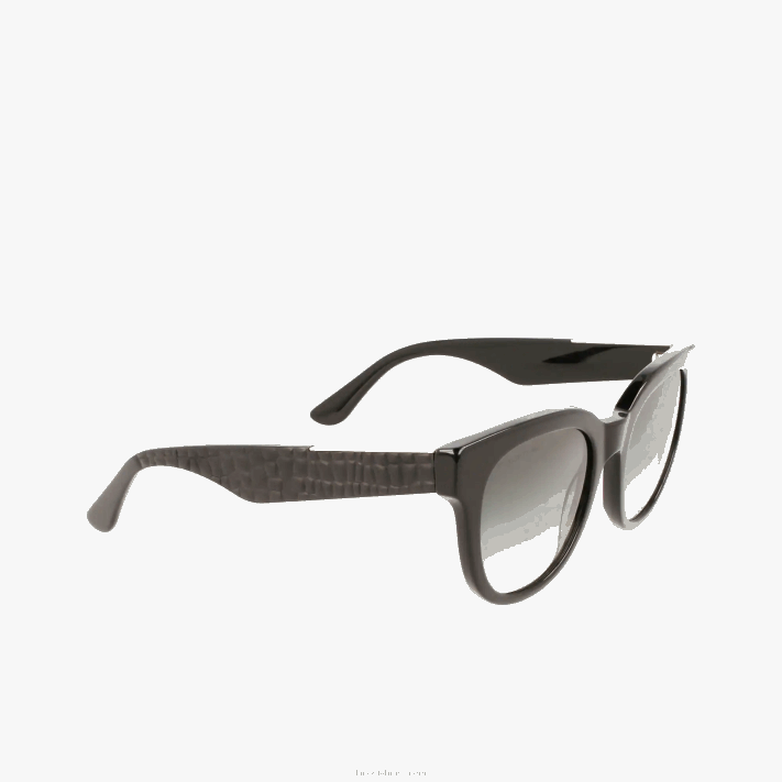 Lacoste óculos de sol ovais de pele de croco de acetato mulheres preto fosco 001 88BL2920 - Image 7