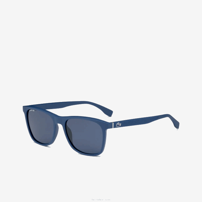 Lacoste óculos de sol premium retângulo modificado l.12.12 homens azul 424 88BL1928 - Image 3