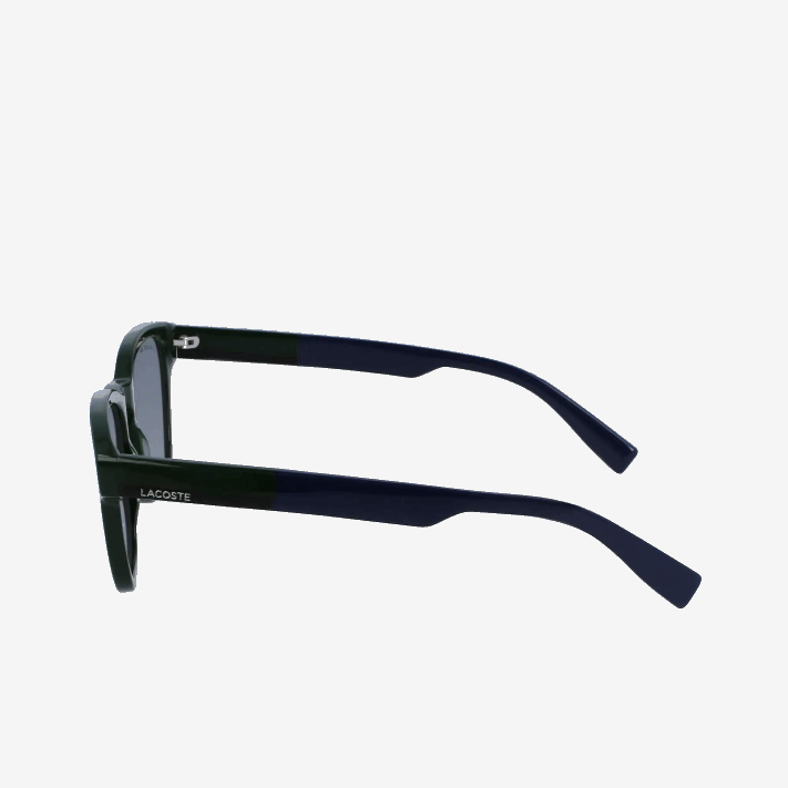 Lacoste óculos de sol retangulares com toque têxtil homens verde 300 88BL2347 - Image 3