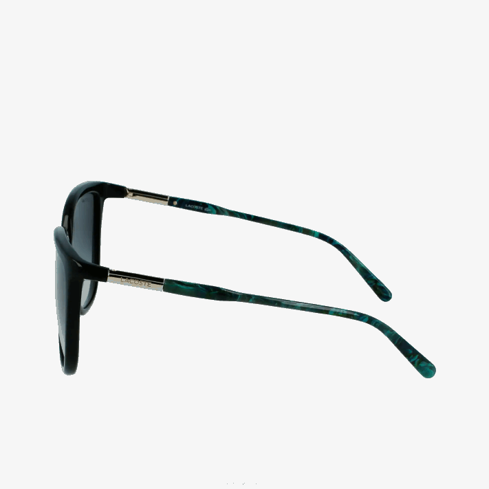 Lacoste óculos de sol tubulares de acetato de borboleta mulheres preto fosco 001 88BL2906 - Image 3