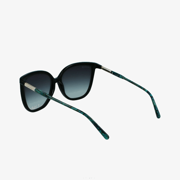Lacoste óculos de sol tubulares de acetato de borboleta mulheres preto fosco 001 88BL2906 - Image 4