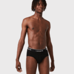 Lacoste pack de 3 cuecas casuais homens preto 031 88BL1421 - Image 2
