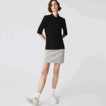 Lacoste polo de algodão flexível slim fit mulheres preto 031 88BL2515 - Image 2