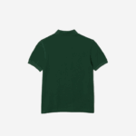 Lacoste polo de algodão orgânico com estampa contrastante crianças verde 132 88BL3034 - Image 2