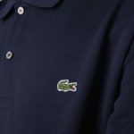 Lacoste polo de algodão pima de ajuste regular homens azul marinho 166 88BL791 - Image 4