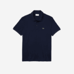 Lacoste polo de algodão pima de ajuste regular homens azul marinho 166 88BL791 - Image 5
