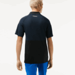 Lacoste polo de tênis esportivo slim fit sem costura homens preto azul 985 88BL770 - Image 3