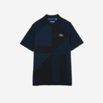 Lacoste polo de tênis esportivo slim fit sem costura homens preto azul 985 88BL770 - Image 4