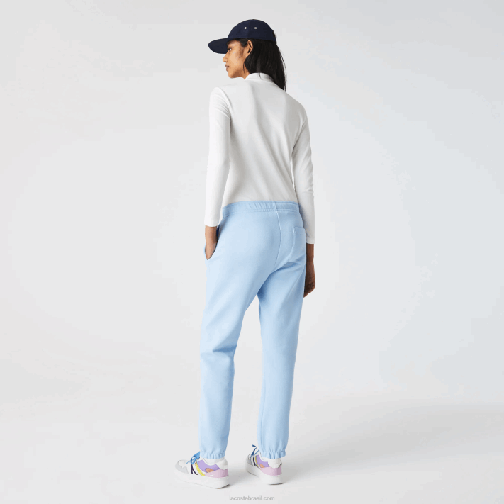 Lacoste polo em piquê stretch slim fit mulheres branco 70v 88BL2480 - Image 3