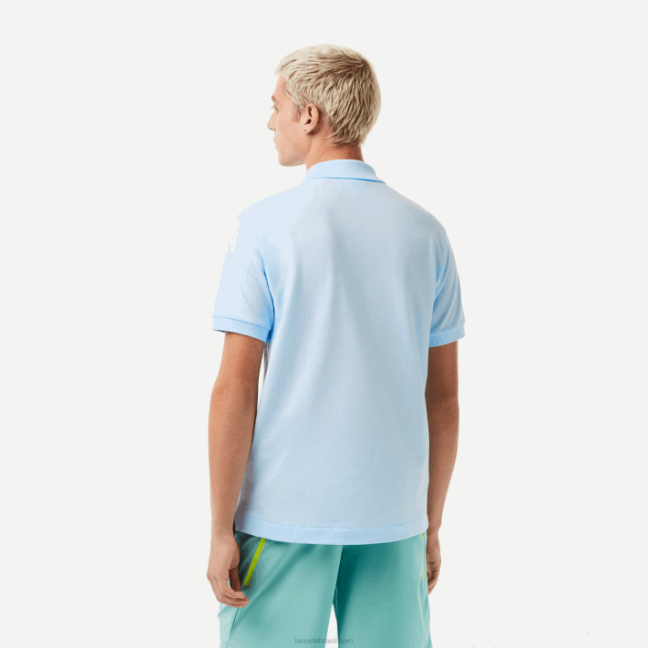 Lacoste polo l.12.12 original homens azul claro t01 88BL61 - Image 3