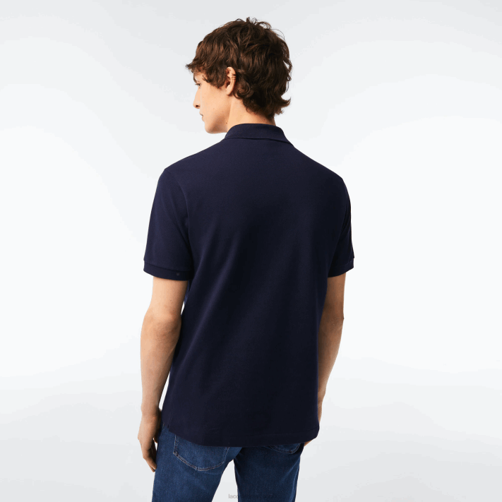 Lacoste polo l.12.12 original homens azul marinho 166 88BL60 - Image 2