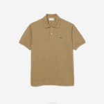 Lacoste polo l.12.12 original homens bege cb8 88BL150 - Image 4
